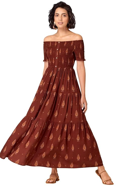 Indya Women's Viscose Regular Kurta